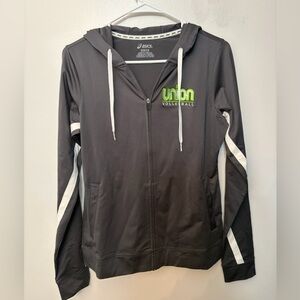 ASICS Women's Black and White Varsity Jacket